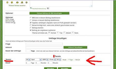 Termine Im Kalender Eintragen Infos Zum Forum Green24 Hilfe Pflege Bilder
