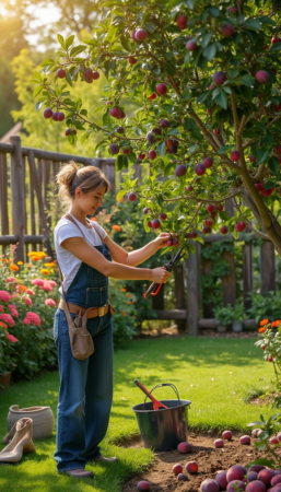 Pflege und Ernte des Pflaumenbaums: Ein Leitfaden für üppiges Obst und gesunde Bäume